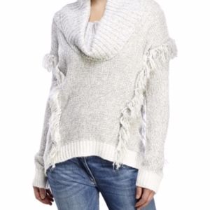 RD Style Fringe Sweater Size M